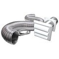 Lambro LAMBRO 313WUL Louvered Vent Kit, 1-Piece, For Gas and Electric Dryer Installations 313WUL